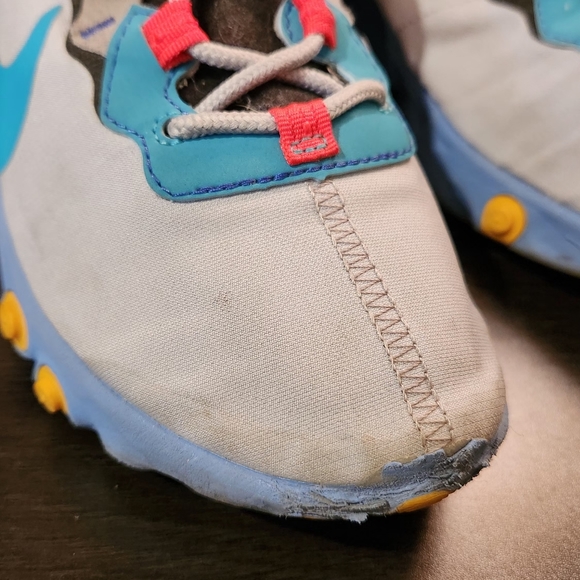 Nike React Element 55 CQ9705-002 Gray Running Men Sneakers Size 8 - Picture 11 of 11